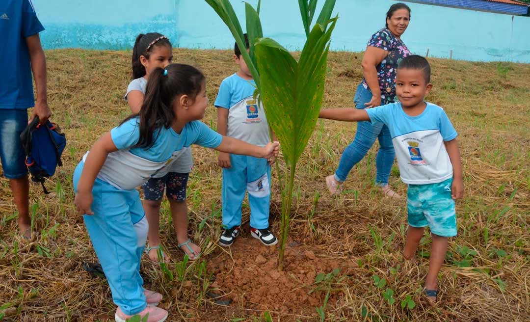 Pensando no futuro Prefeitura de Rio Branco promove educação ambiental para crianças desde a pré-escola