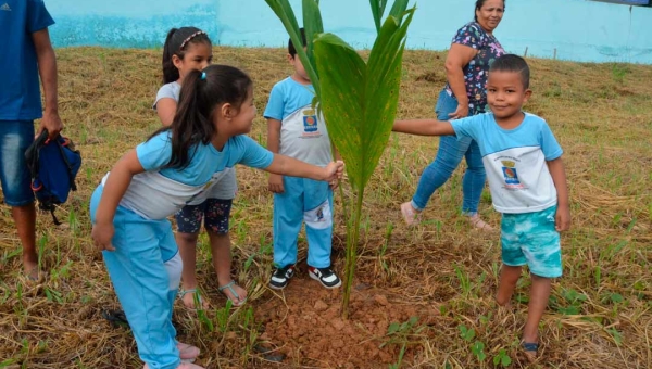 Pensando no futuro Prefeitura de Rio Branco promove educação ambiental para crianças desde a pré-escola
