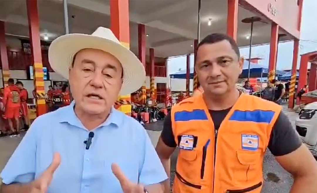 "Já estamos com tudo pronto", diz Bocalom sobre assistência aos desabrigados