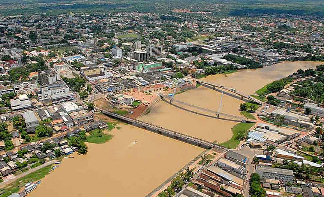 Pontes Coronel Sebastião Dantas e Metálica serão fechadas em Rio Branco devido a cheia do Rio Acre