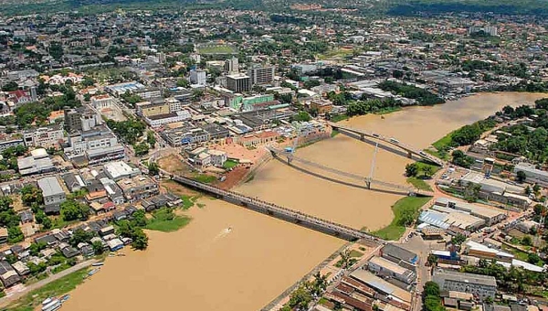 Pontes Coronel Sebastião Dantas e Metálica serão fechadas em Rio Branco devido a cheia do Rio Acre