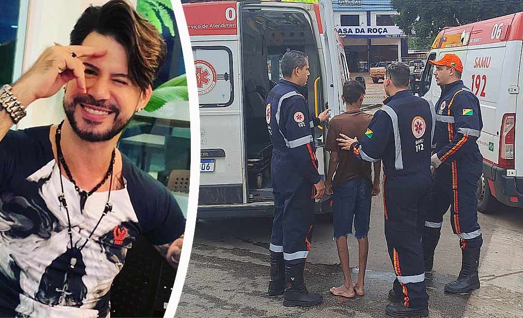 Apresentador Zezinho Kennedy salva garoto que se afogava no Rio Acre próximo da Gameleira