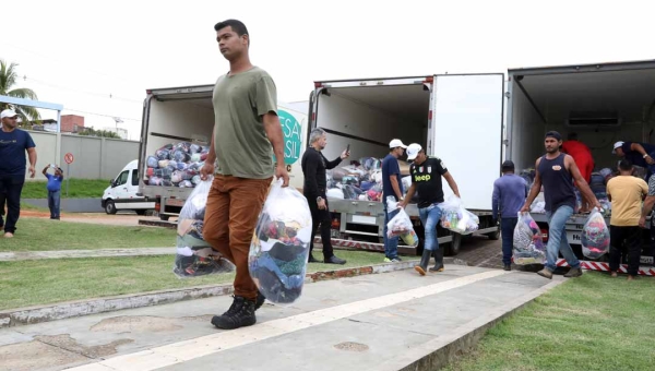 Fecomércio de Rondônia envia 10 toneladas de produtos para atingidos pelas enchentes no Acre