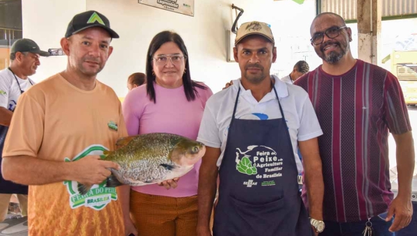Prefeitura de Brasiléia e Sebrae estimam a venda de mais de 20 toneladas de peixe durante a feira na fronteira