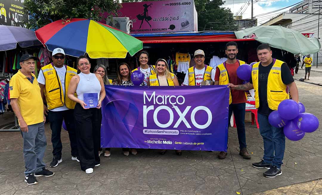 Epilepsia, para ajudar é preciso conhecer - Deputada Dra. Michelle Melo promove ação informativa no calçadão do Terminal Urbano