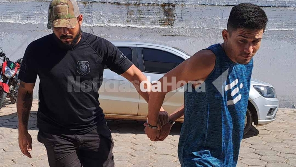 "Pestana" tenta escapar, mas acaba detido por porte ilegal de arma no bairro XV