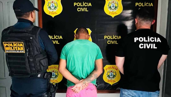 Faccionado com mandado de prisão em aberto desde 2021 em Rio Branco é preso em Marechal Thaumaturgo