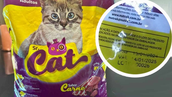 Ração produzida em indústria do Acre estaria causando intoxicação e até morte de gatos; empresa se pronuncia