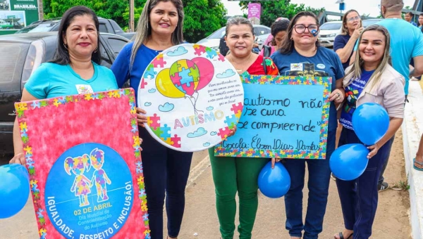 Prefeitura de Brasiléia promove evento de conscientização sobre o Autismo