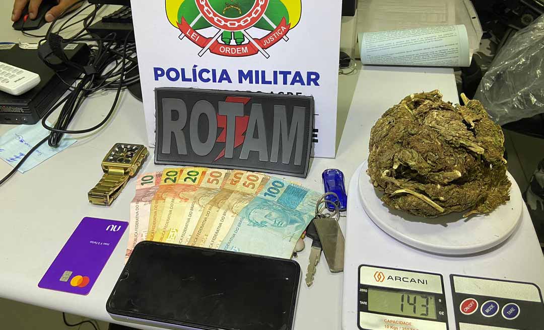 Narcotraficante, líder do Bonde dos 13, acusado de roubo e homicídio, cai nas mãos da Rotam e volta à cadeia