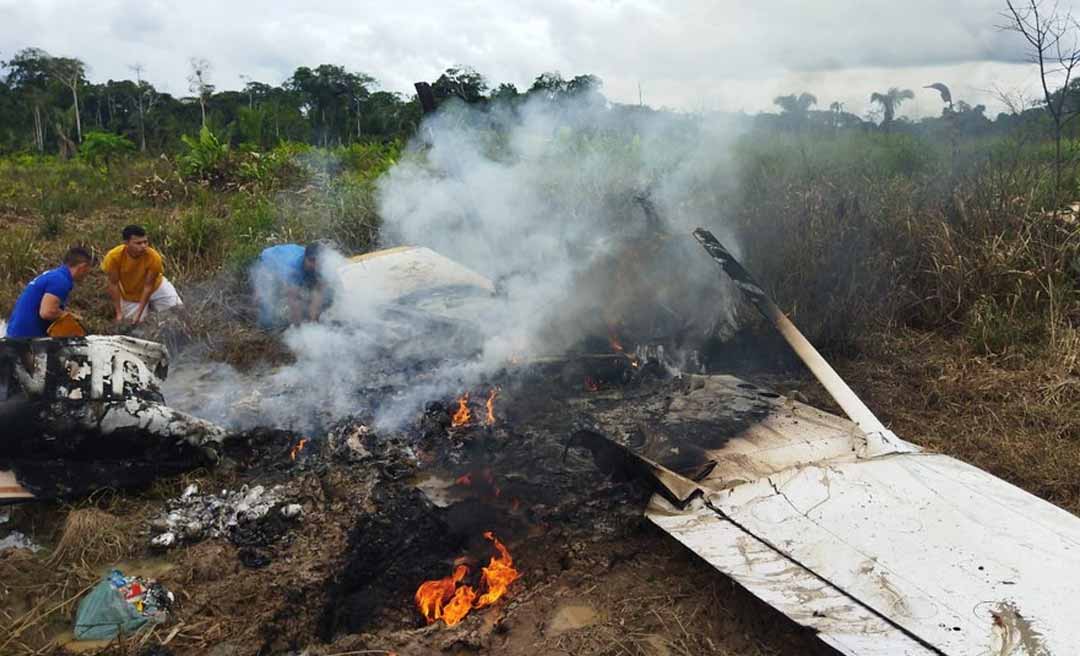 Relatório preliminar do Cenipa aponta possível falha no motor do avião que caiu em Manoel Urbano