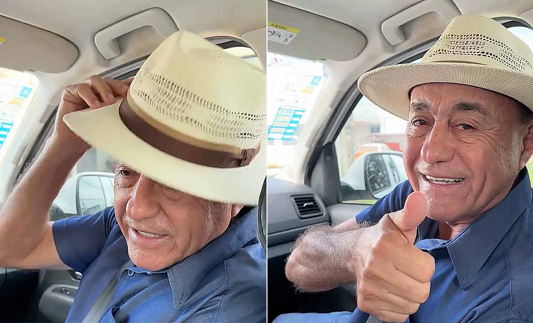 Nascido no Paraná, Bocalom adquire chapéu novo e diz: “resolveu dois problemas: careca e cobrir os cabelos brancos”