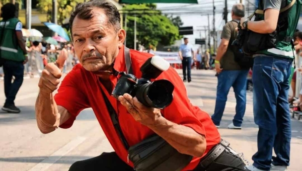 Antônio Allen, o fotógrafo 'Pirulito', completa sete décadas de vida nesta terça-feira