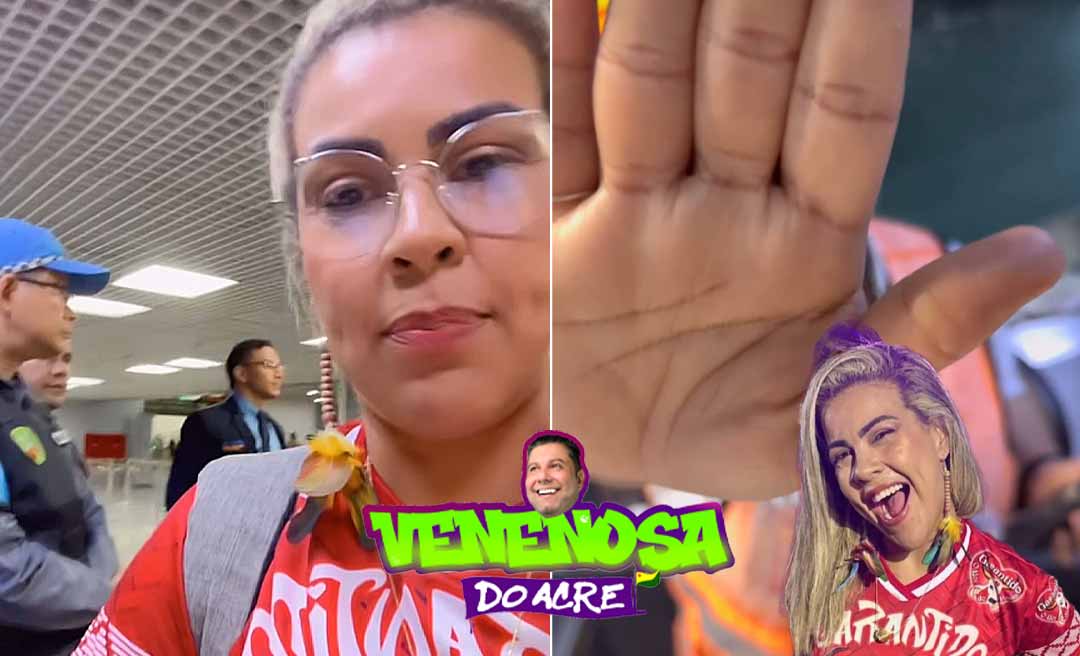 Influenciadora acreana Diana Reis é constrangida por empresa aérea no aeroporto de Manaus