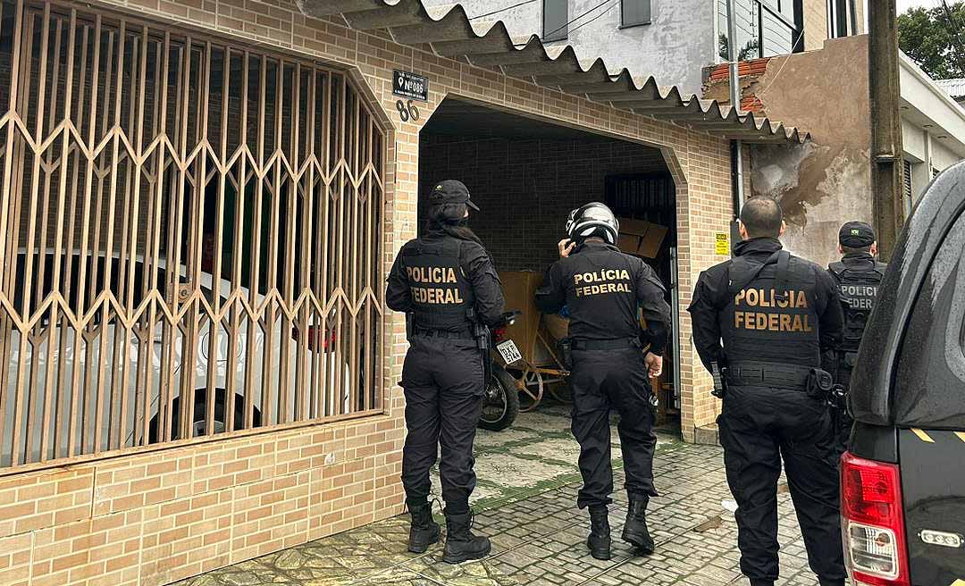 PF cumpre 14 mandados em Rio Branco contra grupo investigado de lavagem de dinheiro e tráfico de drogas