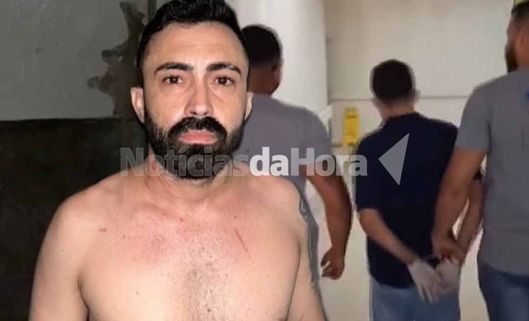Foragido da Justiça da Paraíba acusado de atirar contra delegado é preso trabalhando em terceirizada do Pronto-Socorro de Rio Branco