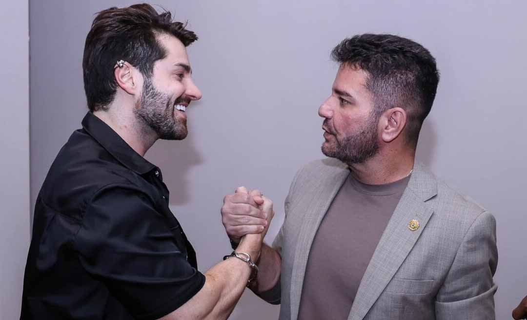 Gladson tem encontro com Alok em Brasília e fala sobre possível show beneficente do artista no Acre