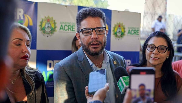 Em Senador Guiomard, Gladson anuncia recuperação das rodovias AC-40 e AC-475