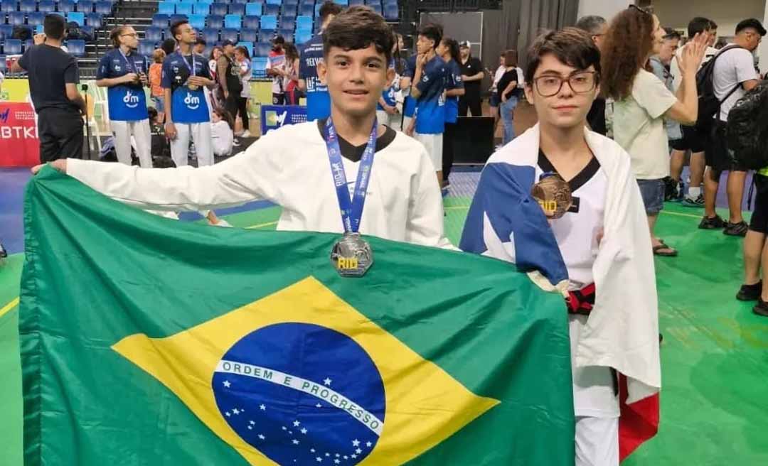 Jovem acreano é prata em competição de taekwondo no RJ; lutador segue para o Pan Americano no México