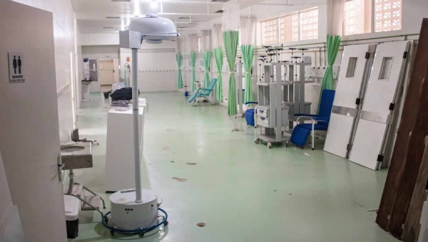 Governo promove obras de manutenção para readequação da ala de UTI na Fundhacre