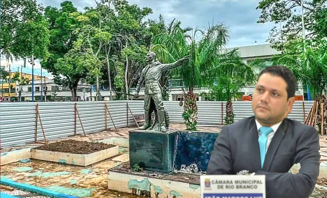 “Vai ter praça nova sim”, dispara líder de Bocalom na Câmara sobre críticas à reforma da Praça da Revolução