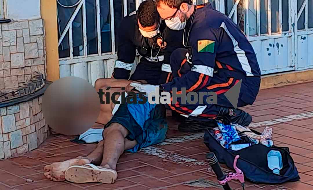 Adolescente é baleado e fica em estado grave após tentativa de assalto no 2⁰ Distrito de Rio Branco
