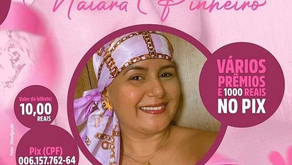 Professora realiza rifa para custear despesas durante tratamento de câncer de mama