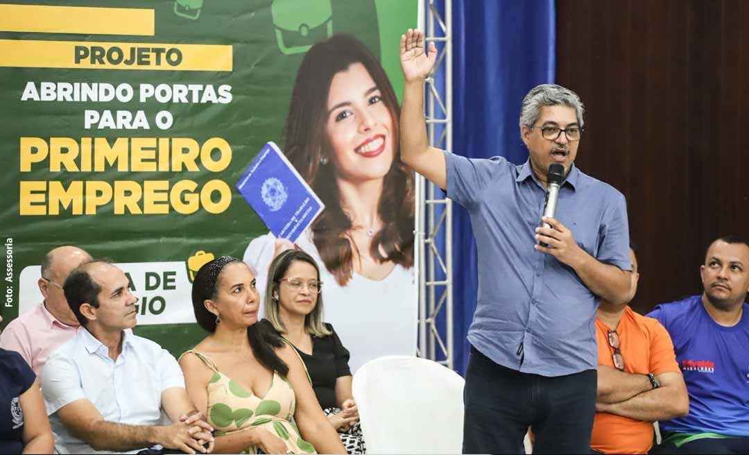 Com nova emenda de Edvaldo, no valor de R$ 500 mil, Programa ‘Abrindo Portas para o Primeiro Emprego’ leva dignidade a jovens de Cruzeiro do Sul