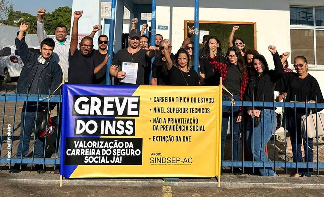Servidores do INSS mantêm greve em Rio Branco; paralisação já dura 14 dias