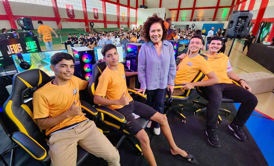 Perpétua garante R$ 3 milhões para realização dos Jogos Estudantis Digitais no Acre