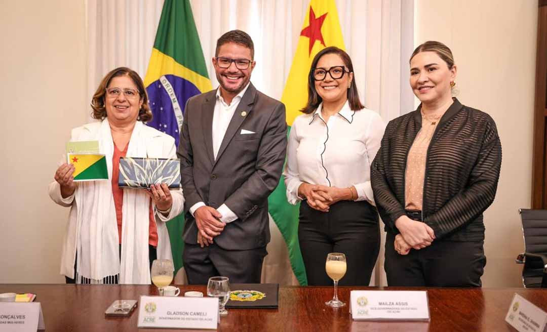 Governador Gladson Cameli reforça compromisso com políticas públicas para mulheres durante visita da ministra Cida Gonçalves ao Acre