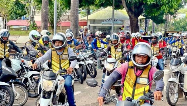 Mototaxistas se reunirão em frente a Prefeitura de Rio Branco em agradecimento a Bocalom por apoiar à categoria