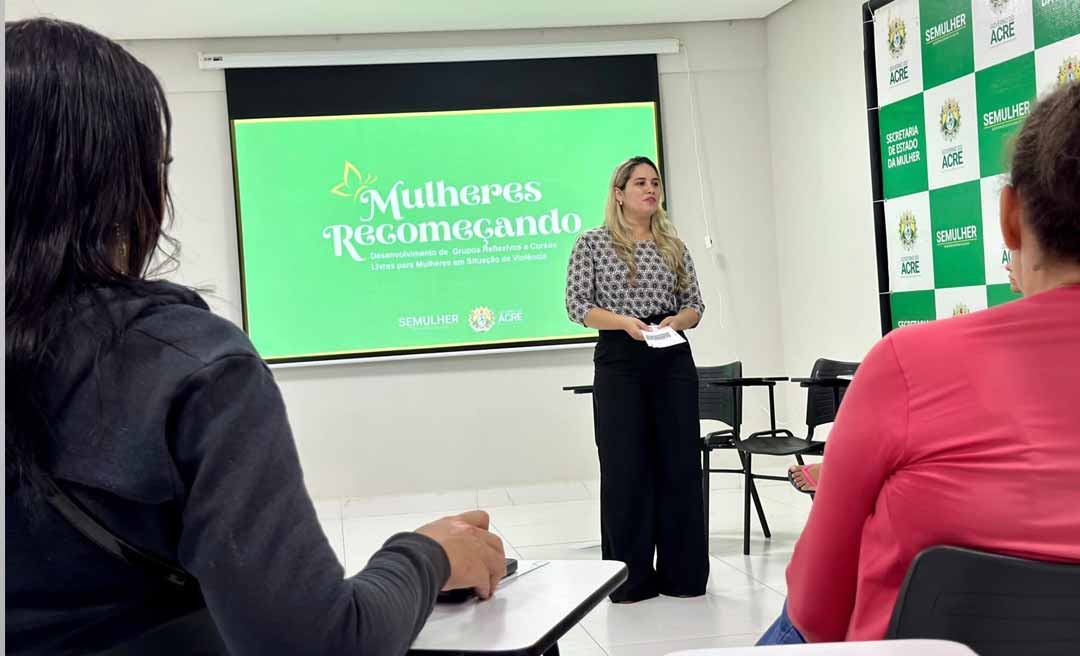  Semulher realiza primeiro encontro do programa Mulheres Recomeçando para vítimas de violência doméstica