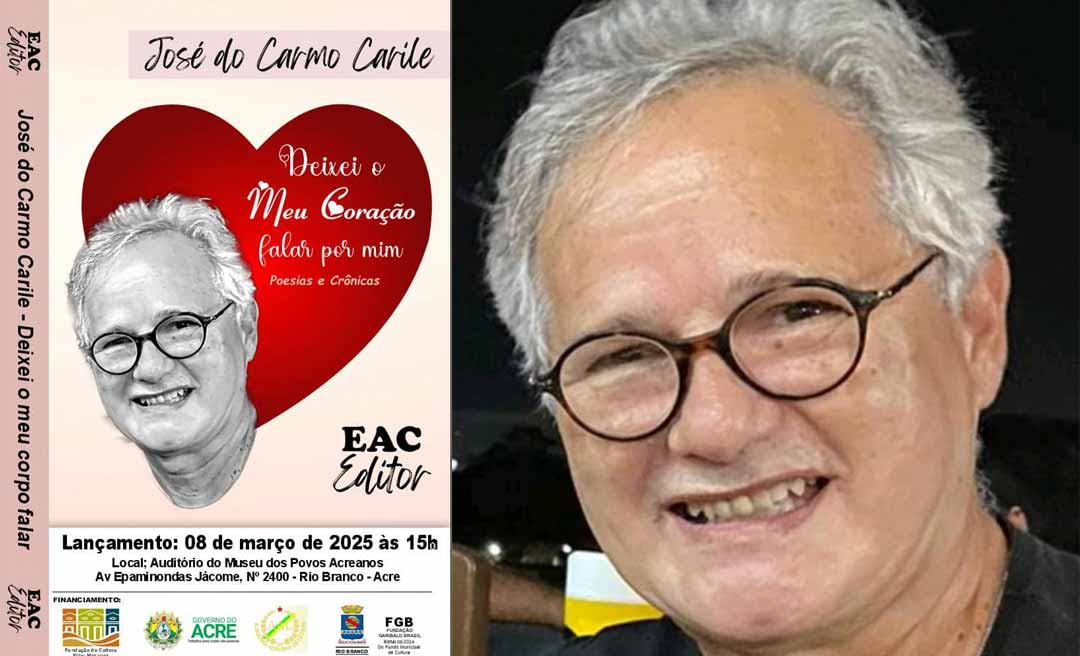 Livro "Deixei meu coração falar por mim" celebra a poesia e a sensibilidade