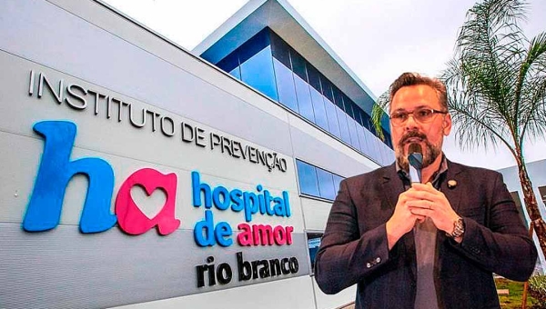 Alan Rick contribui com ampliação dos serviços do Hospital de Amor no Acre
