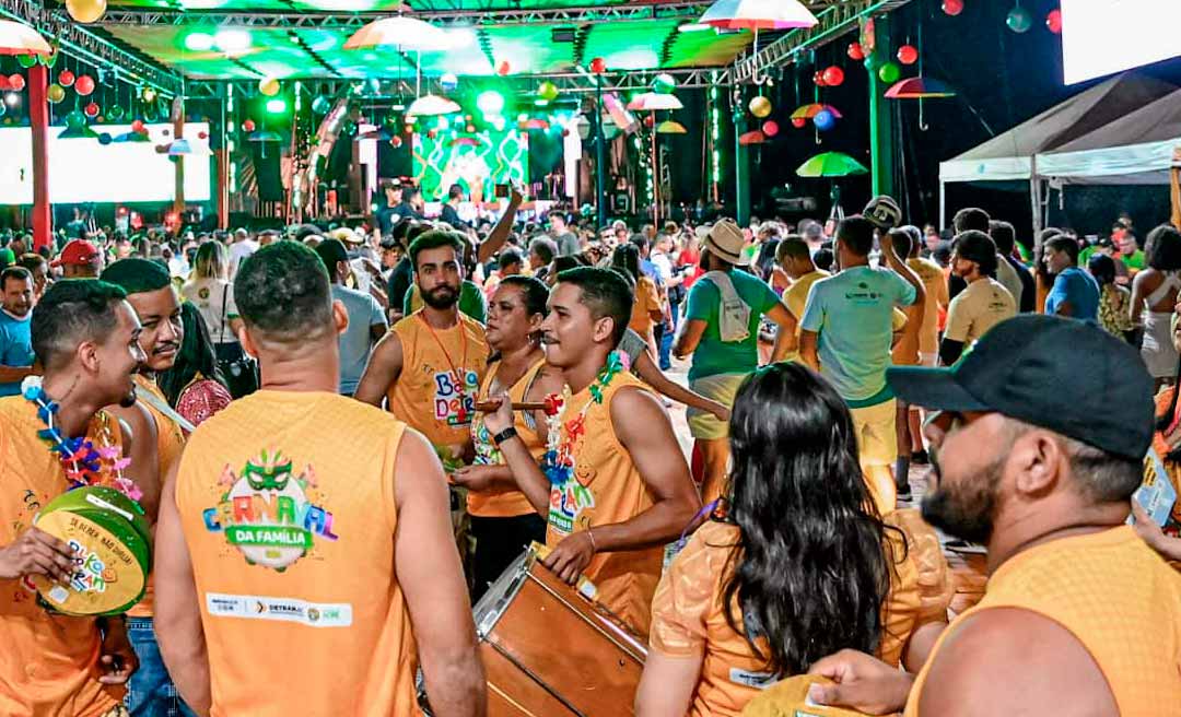 Saiba o que não se pode levar para o Carnaval da Família no Centro de Rio Branco