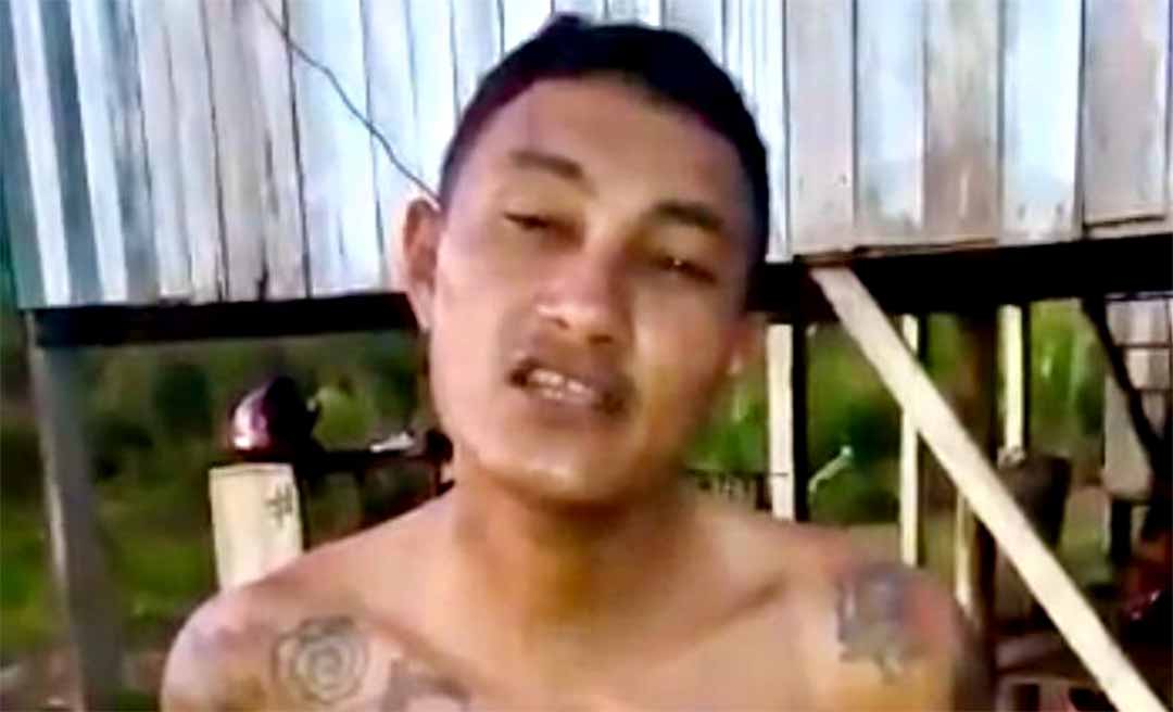 Foragido grava vídeo pedindo para voltar a facção criminosa e acaba preso na região do Calafate, em Rio Branco