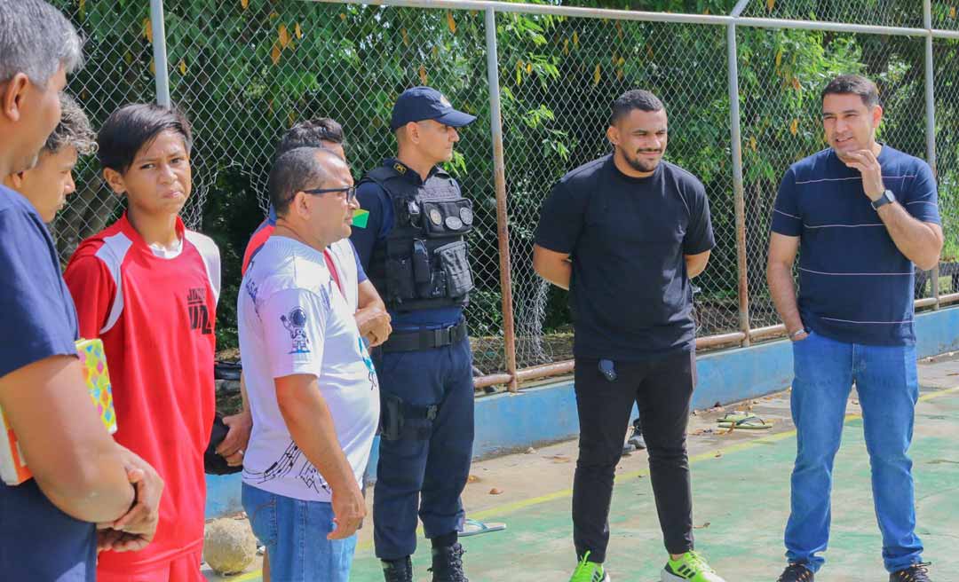 Vereador Samir Bestene entrega materiais esportivos ao Projeto Micaias no bairro Taquari