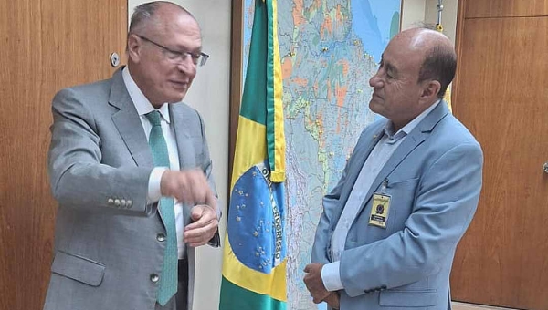 Bocalom discute meio ambiente e segurança pública com Alckmin em reunião no Ministério do Desenvolvimento