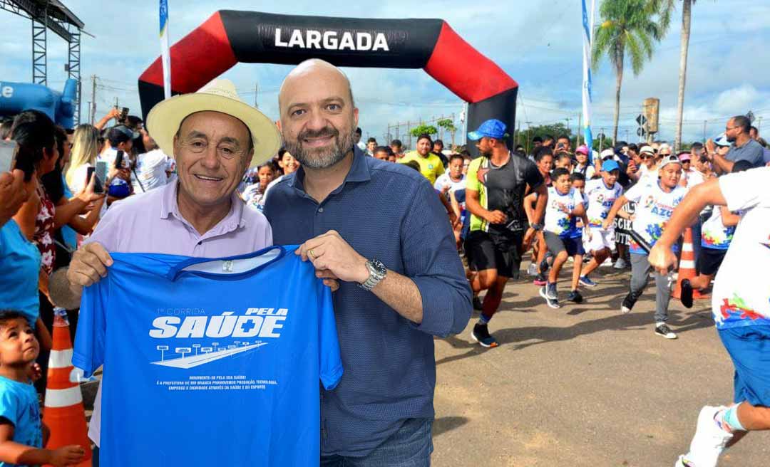 Rio Branco se prepara para a 1ª Corrida pela Saúde; prefeitura encerra inscrições e divulga ponto para retirada dos kits