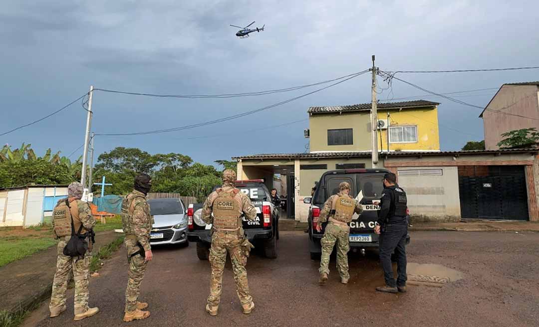 Operação Renocrim realiza prisões em flagrante, bloqueios de bens e apreensões de drogas no Acre