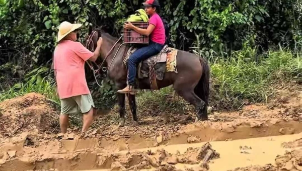Eber Machado denuncia precariedade do ramal Vai se Ver, na Transacreana: “É inadmissível esse abandono!”