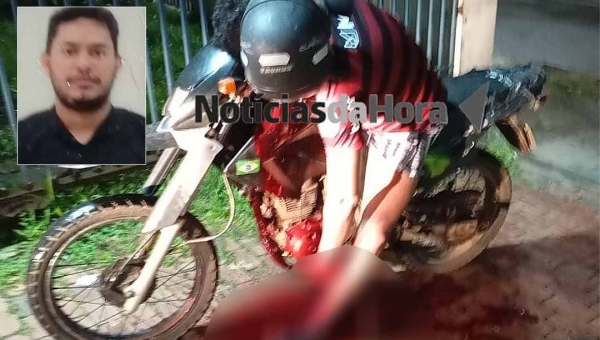 Policial penal é encontrado morto em frente ao IML de Rio Branco; homem estava caído sobre uma motocicleta
