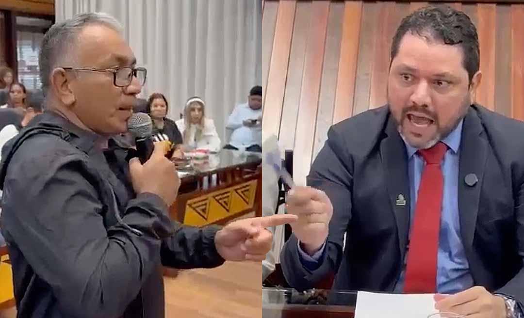 Secretário João Marcos Luz bate-boca com morador do Castelo Branco durante audiência pública na Aleac