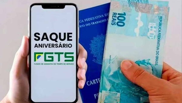 Saque-aniversário do FGTS para nascidos em junho está disponível a partir desta segunda-feira