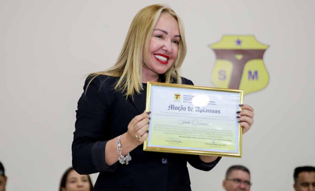 Câmara de Sena reconhece ações do governo Gladson Cameli com homenagem à presidente do Deracre