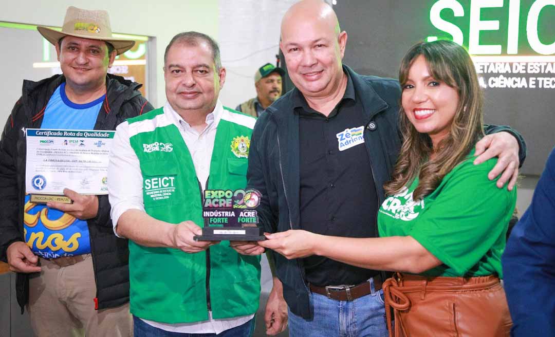 Na Expoacre Juruá, empresários da região são reconhecidos na 4ª edição do Programa Rota da Qualidade