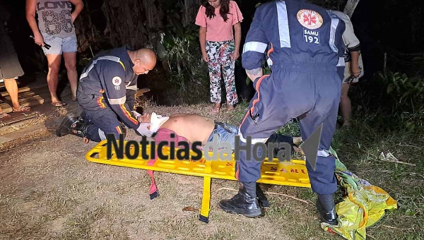 Mototaxista abandona passageiro ferido após queda de ponte na estrada do Mutum, zona rural de Rio Branco