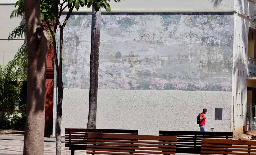 MPAC deve solicitar restauração do painel de Hélio Melo em muro do Colégio Estadual Barão do Rio Branco