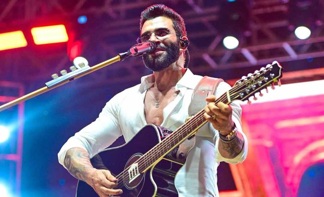 Gusttavo Lima levanta multidão na Expoacre 2025; cantor sertanejo abriu a programação de shows na feira e emocionou o público